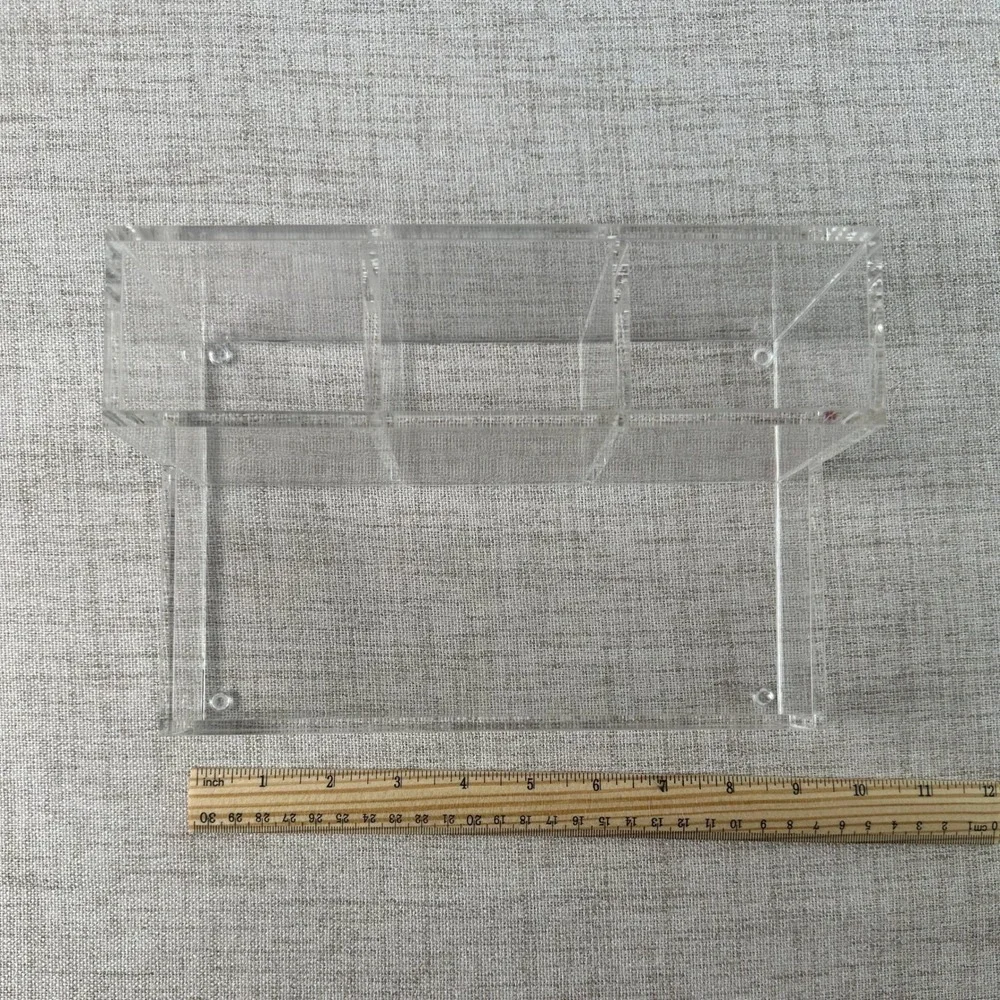 Clear Acrylic Vanity Organizer Makeup Cosmetic Desk Organizer